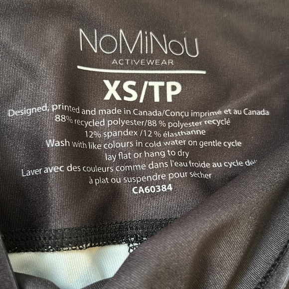Nominou Maple Leaf Black Leggings - Picture 9 of 10